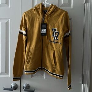 True Religion Collegiate Zip Up Hoodie Size Medium NWT
